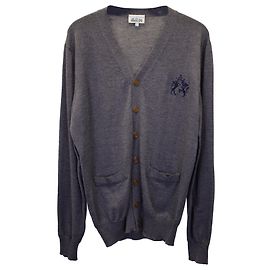 Vivienne Westwood Cardigan boutonné sur le devant en coton gris Gris