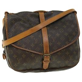 LOUIS VUITTON Shoulder Bag M42254 Saumur 35 Monogram canvas Brown unis –