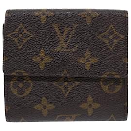 Louis Vuitton-LOUIS VUITTON Monogram Portefeuille Elise Geldbörse M61654 LV Auth 50892-Monogramm