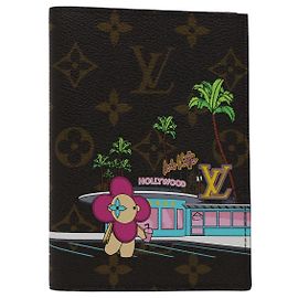 LOUIS VUITTON Monogram Vivienne Couverture Passport Case M80858 LV Auth am4900 Monogram