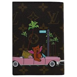 Louis Vuitton-LOUIS VUITTON Monogram Vivienne Couverture Passport Case M80858 LV Auth am4900-Monogramme