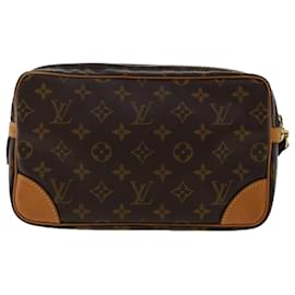 Louis Vuitton Damier Pochette Cosmetic GM N23345 Women's Bag Ebene