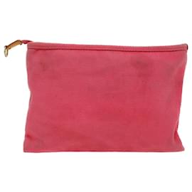 Louis Vuitton-LOUIS VUITTON Antigua Pochette Plat GM Clutch Bag Pink M40065 LV Auth ep1350-Pink