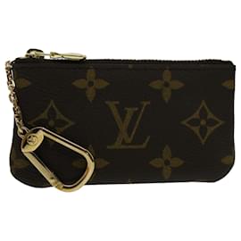 Louis Vuitton-LOUIS VUITTON Monogram Pochette Cles Porte-monnaie M62650 LV Auth am4882-Monogramme