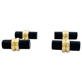 inconnue Bracciale Poiray in oro giallo e onice. Altro