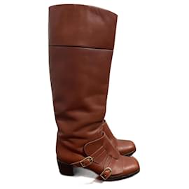 Christian Louboutin-CHRISTIAN LOUBOUTIN  Boots T.eu 40 leather-Brown