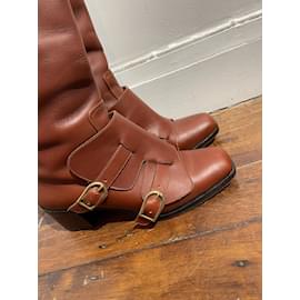 Christian Louboutin-CHRISTIAN LOUBOUTIN  Boots T.eu 40 leather-Brown