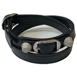 Pulseiras BALENCIAGA T.  Couro Preto