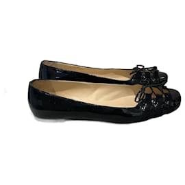 Christian Louboutin-CHRISTIAN LOUBOUTIN  Ballet flats T.eu 40 Patent leather-Black
