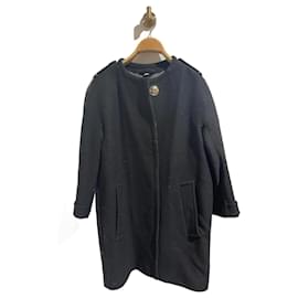 Burberry-BURBERRY  Coats T.International XS Wool-Black