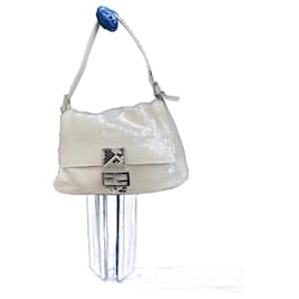 Fendi-FENDI  Handbags T.  cloth-White