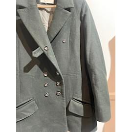 Chloé-CHLOE  Coats T.fr 36 WOOL-Green