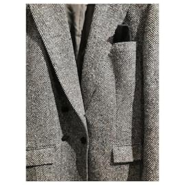 Burberry-BURBERRY  Jackets T.IT 46 WOOL-Grey