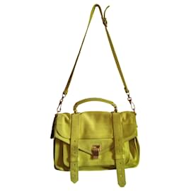 Proenza Schouler-PROENZA SCHOULER  Handbags T.  Suede-Yellow