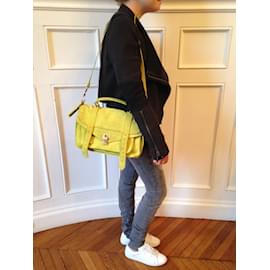 Proenza Schouler-PROENZA SCHOULER  Handbags T.  Suede-Yellow