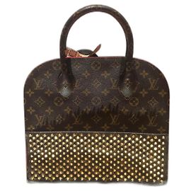 Louis Vuitton colabora com Christian LOUBOUTIN Marrom Vermelho