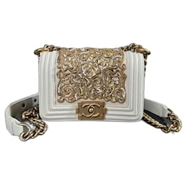 Chanel-Handbags-Cream