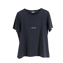 Saint Laurent-SAINT LAURENT  T-shirts T.International XL Cotton-Black