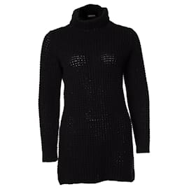 Autre Marque-Repeat, knitted black sweater-Black