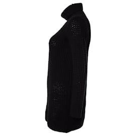 Autre Marque-Repeat, knitted black sweater-Black