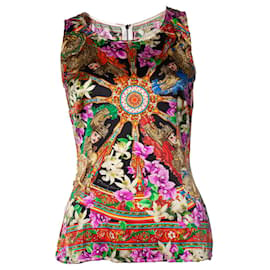 Autre Marque-Dolce & Gabbana, Top sans manches multicolore-Multicolore
