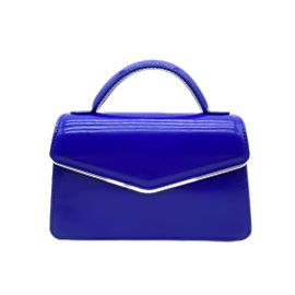 J.CREW Sacs à main T.  En cuir vernis Bleu