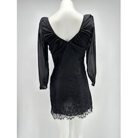 Autre Marque-NON SIGNE / UNSIGNED  Dresses T.fr 36 silk-Black