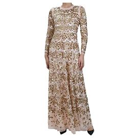 Needle & Thread Robe rose Alicia en forme de pétoncles - taille UK 8 Rose