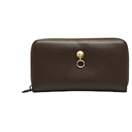 Fendi-Fendi Black By The Way Leather Long Wallet-Black