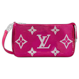 Louis Vuitton-LV pochette accessories new-Fuschia