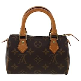 Louis Vuitton-Mini bolso de mano Speedy con monograma de LOUIS VUITTON M41534 Autenticación LV4863-Monograma