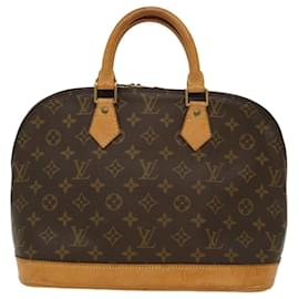 Louis Vuitton-Bolsa de mão M LOUIS VUITTON com monograma Alma M51130 LV Auth am4883-Monograma