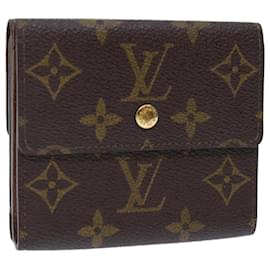 Louis Vuitton-LOUIS VUITTON Monogram Portefeuille Elise Geldbörse M61654 LV Auth 50456-Monogramm