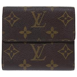 Louis Vuitton-LOUIS VUITTON Monogram Portefeuille Elise Wallet M61654 LV Auth 50456-Monogram