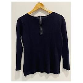 Chanel-Cotton top-Navy blue