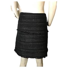 Michael Kors-Michael Kors tweed skirt-Black