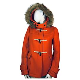 Uniqlo-Uniqlo wool-blend coat-Orange