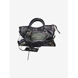 Balenciaga-Black Neo Cagole City bag-Black