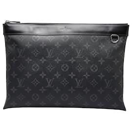 Louis Vuitton-Pochette Discovery Eclipse con monograma negro de Louis Vuitton GM-Negro