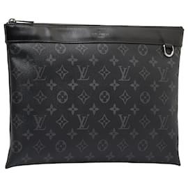 Louis Vuitton-Pochette Discovery Eclipse con monograma negro de Louis Vuitton GM-Negro