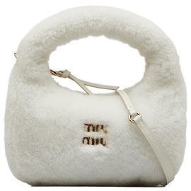 Miu Miu Mini Shearling Branco Wander Branco
