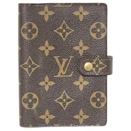 Louis Vuitton-Louis Vuitton Agenda Cover-Brown