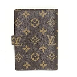Louis Vuitton-Louis Vuitton Agenda Cover-Brown