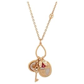 Louis Vuitton-NUOVA COLLANA LOUIS VUITTON LADY LUCKY CHARMS M64712 2017 COLLANA IN METALLO ORO-D'oro