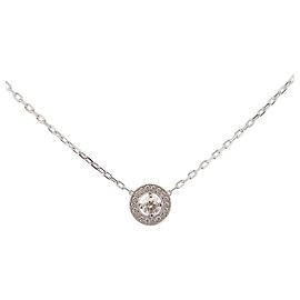 COLLAR BOUCHERON AVA ORO BLANCO 18k diamantes 0.43COLLAR ORO BLANCO CT Plata