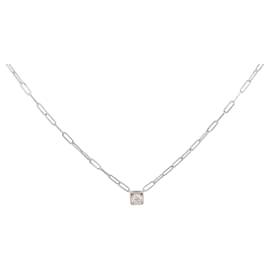 Dinh Van-COLLIER DINH VAN LE CUBE DIAMANT GRAND MODELE 608213 35-45 CM NECKLACE-Argenté