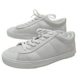 NEUF CHAUSSURES VALENTINO BASKETS 42 CITYPLANET 3Y2SOF90 EN CUIR SNEAKERS Blanc