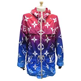 Louis Vuitton-NOVA JAQUETA LOUIS VUITTON MONOGRAM SUNSET FLOW PARKA04 Top corta-vento 36 casaco-Multicor