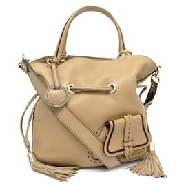 LANCEL PREMIER FLIRT IN BORSA02174 BORSA A TRACOLLA IN PELLE GRANATA CAMMELLO Cammello