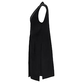 Jil Sander-Jil Sander Vest Coat in Black Cashmere-Black